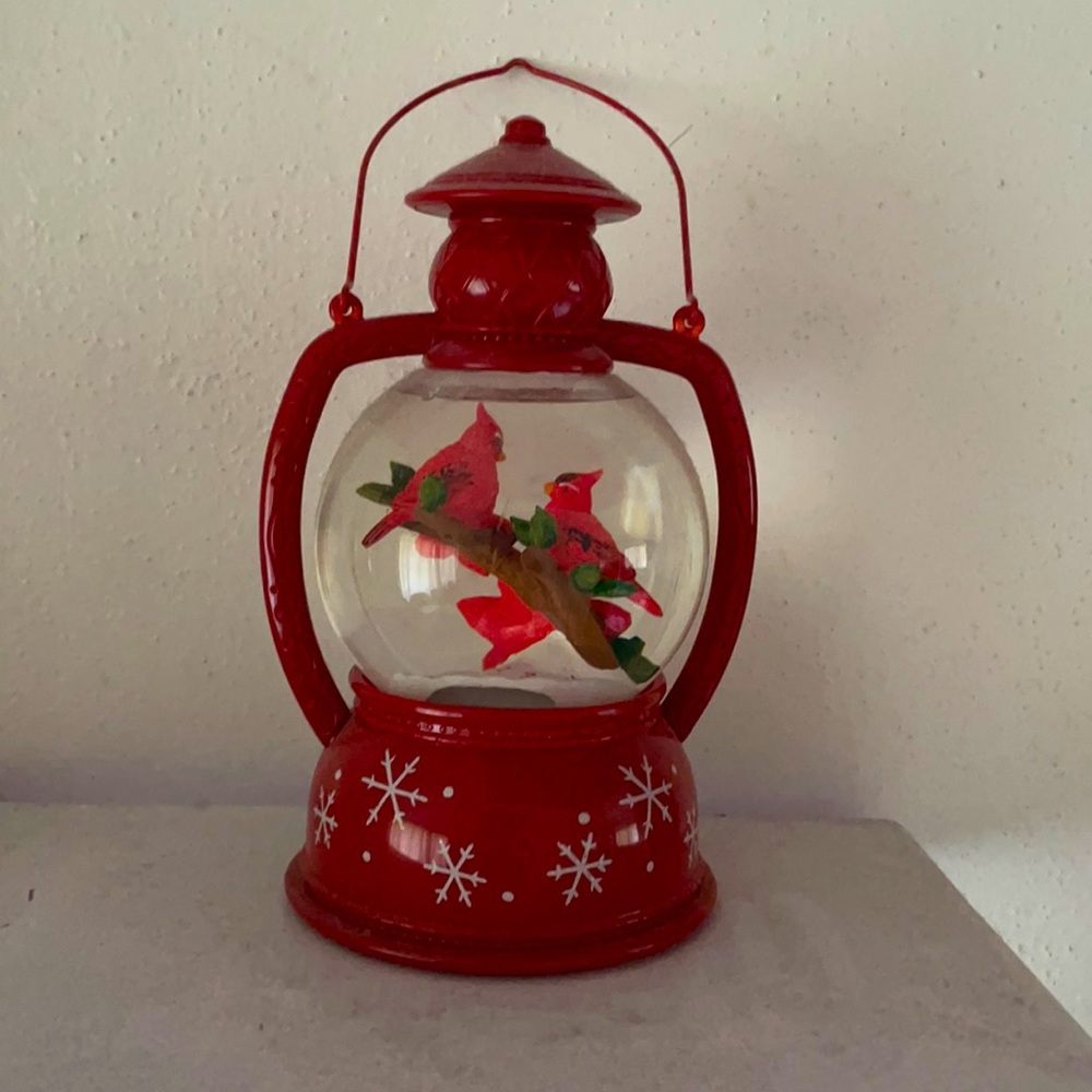 Red bird lamp
